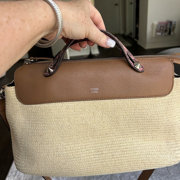 Fendi Tan and Brown Women's Satchel - Picture 1 of 5
